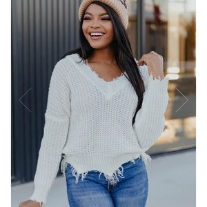Pink Lilly Commitment to Cool Sweater